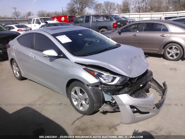 KMHDH4AE2GU579387 - 2016 HYUNDAI ELANTRA SE/SPORT/LIMITED SILVER photo 1