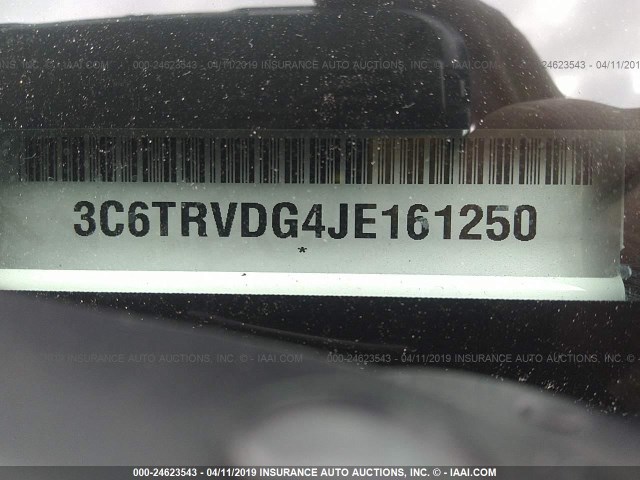 3C6TRVDG4JE161250 - 2018 RAM PROMASTER 2500 2500 HIGH BLUE photo 9