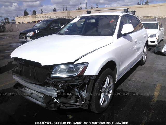 WA1LFAFP0EA012490 - 2014 AUDI Q5 PREMIUM PLUS WHITE photo 2