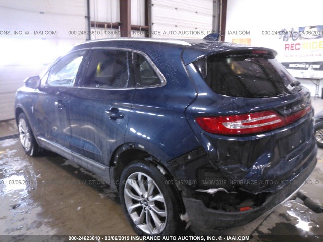 5LMCJ2A99FUJ45731 - 2015 LINCOLN MKC Dark Blue photo 3