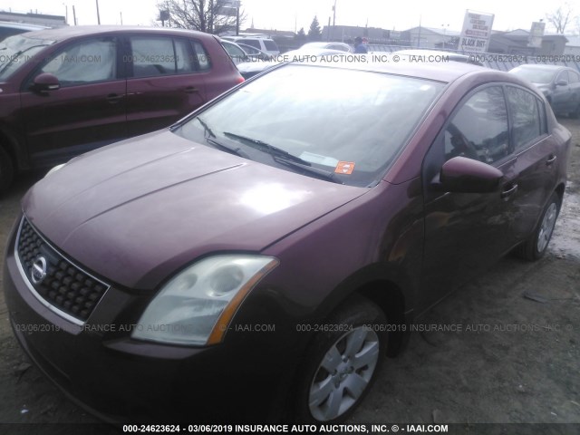 3N1AB61E77L710475 - 2007 NISSAN SENTRA 2.0/2.0S/2.0SL MAROON photo 2