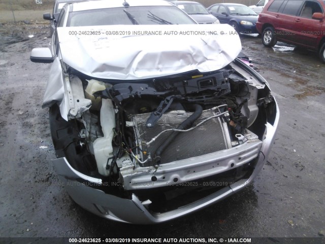 2FMDK4JC9DBB17555 - 2013 FORD EDGE SEL SILVER photo 6