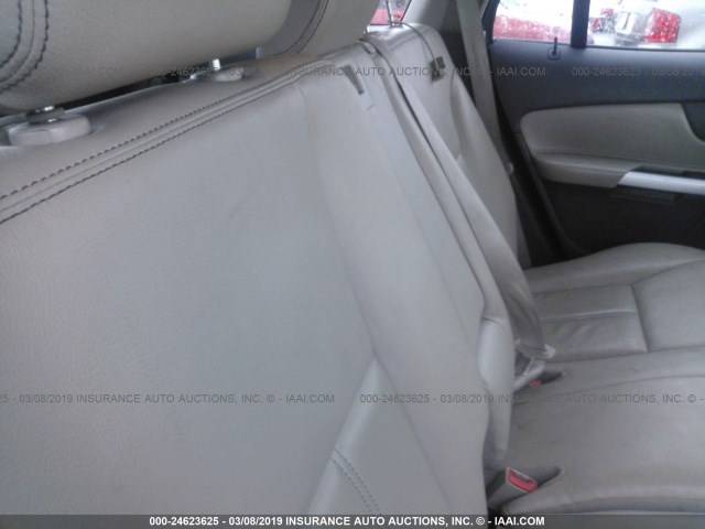 2FMDK4JC9DBB17555 - 2013 FORD EDGE SEL SILVER photo 8