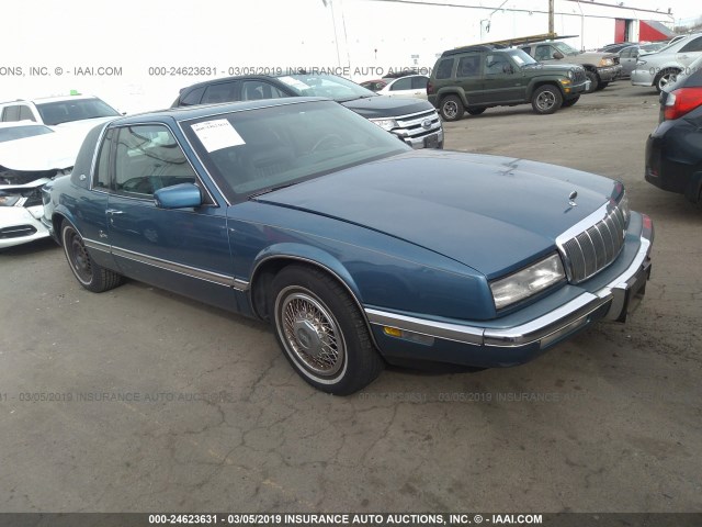 1G4EZ13L1NU410034 - 1992 BUICK RIVIERA BLUE photo 1