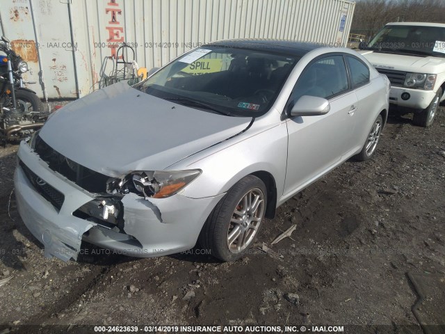 JTKDE167990278933 - 2009 TOYOTA SCION TC ვერცხლისფერი ფოტო 2