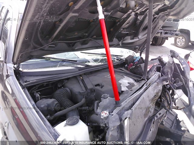 5TFJU4GN3EX051766 - 2014 TOYOTA TACOMA DOUBLE CAB PRERUNNER GRAY photo 10