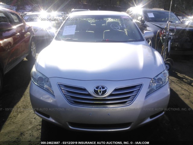 4T1BB46KX9U103625 - 2009 TOYOTA CAMRY HYBRID SILVER photo 6