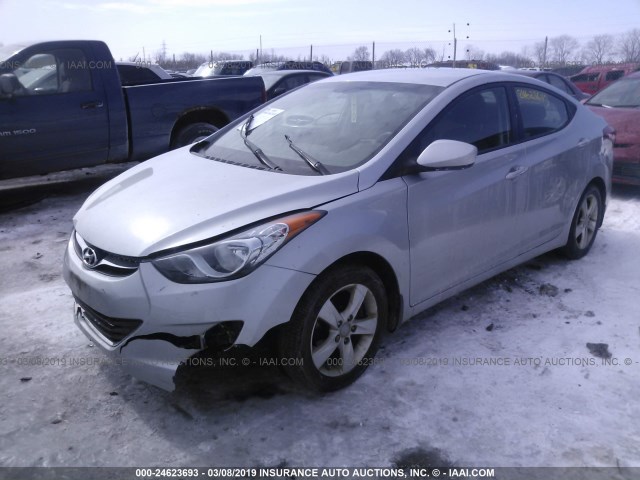 5NPDH4AE0CH116365 - 2012 HYUNDAI ELANTRA GLS/LIMITED TAN photo 2