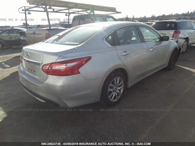 1N4AL3AP3GN370208 - 2016 NISSAN ALTIMA 2.5/S/SV/SL/SR SILVER photo 4