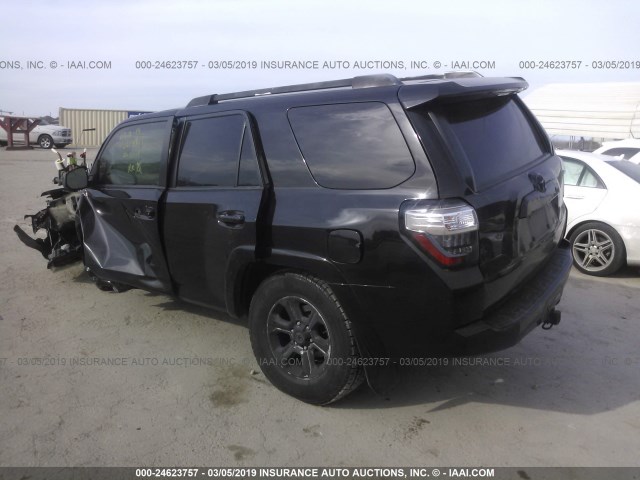 JTEZU5JR3E5066554 - 2014 TOYOTA 4RUNNER SR5/LIMITED BLACK photo 3