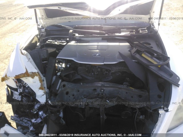 JTHGL5EF8A5037879 - 2010 LEXUS LS 460L WHITE photo 10