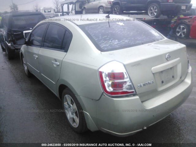 3N1AB61E58L671306 - 2008 NISSAN SENTRA 2.0/2.0S/2.0SL SILVER photo 3