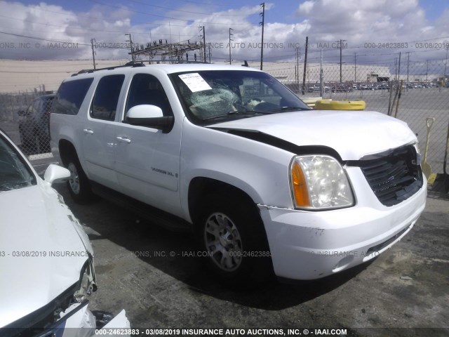 1GKFC16007R246409 - 2007 GMC YUKON XL C1500 WHITE photo 1