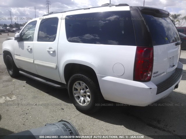 1GKFC16007R246409 - 2007 GMC YUKON XL C1500 WHITE photo 3