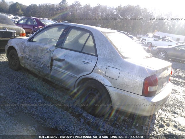 JM1BJ2227X0156627 - 1999 MAZDA PROTEGE DX/LX SILVER photo 3