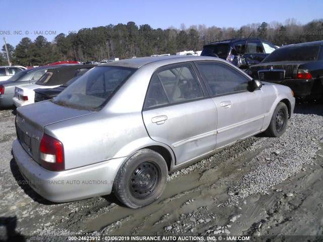 JM1BJ2227X0156627 - 1999 MAZDA PROTEGE DX/LX SILVER photo 4