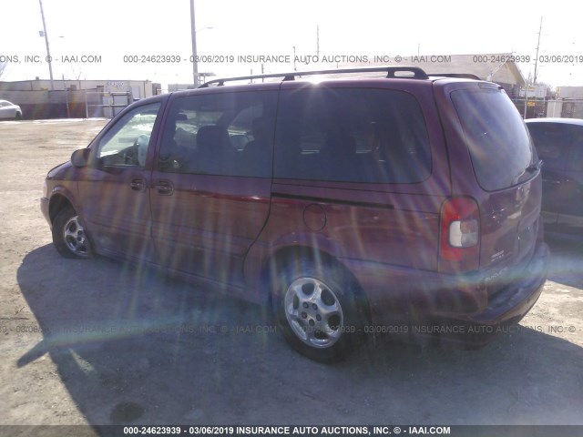 1GHDX13E14D127035 - 2004 OLDSMOBILE SILHOUETTE LUXURY MAROON photo 3