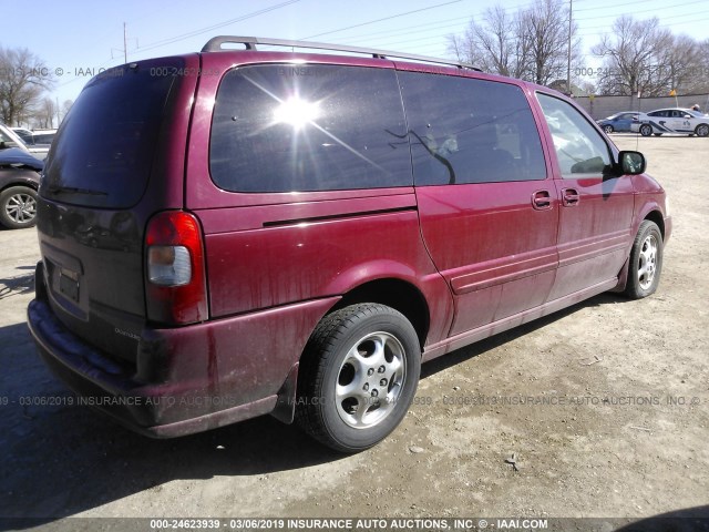 1GHDX13E14D127035 - 2004 OLDSMOBILE SILHOUETTE LUXURY MAROON photo 4