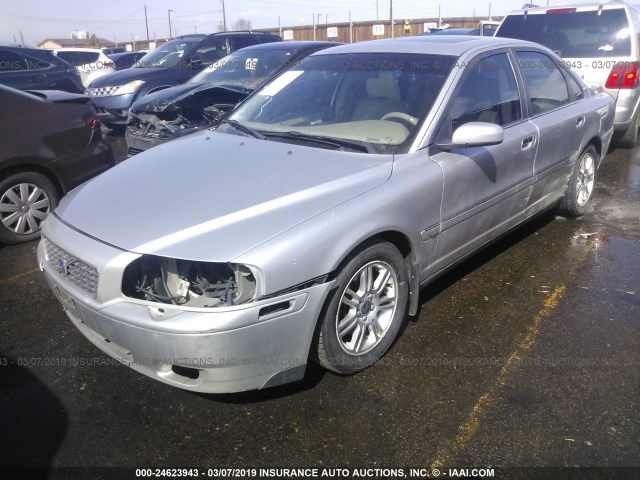 YV1TH59HX41366893 - 2004 VOLVO S80 2.5T SILVER photo 2