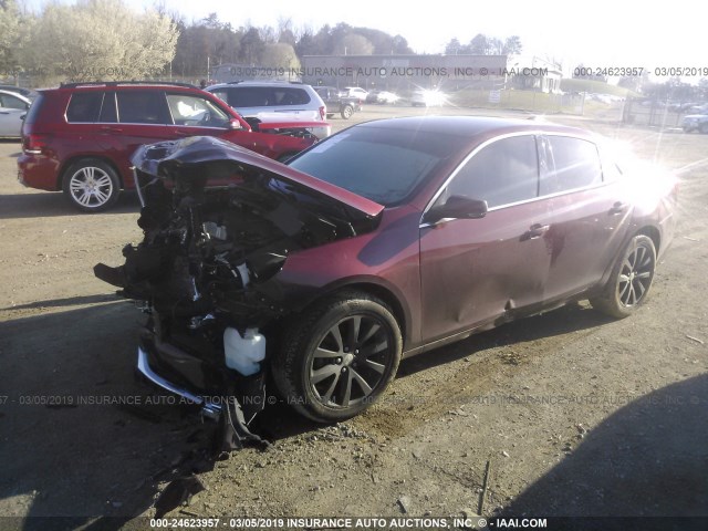 1G11D5SL7FF119577 - 2015 CHEVROLET MALIBU 2LT BURGUNDY photo 2