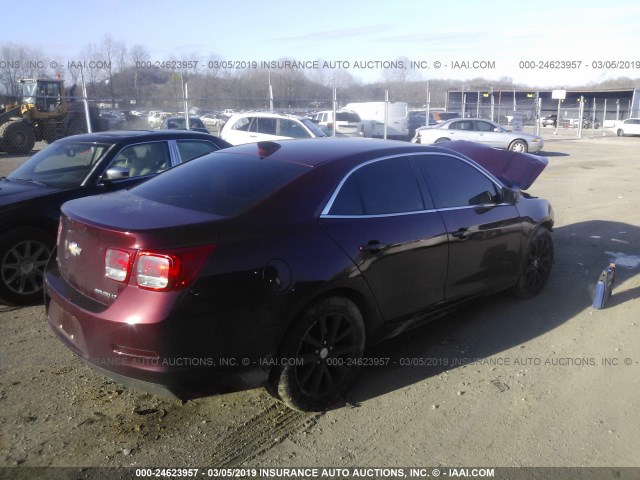 1G11D5SL7FF119577 - 2015 CHEVROLET MALIBU 2LT BURGUNDY photo 4