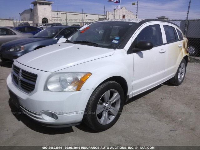 1B3CB3HA5BD113929 - 2011 DODGE CALIBER MAINSTREET WHITE photo 2