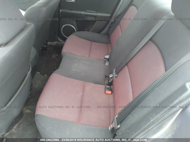 JM1BK123551287305 - 2005 MAZDA 3 S GRAY photo 8