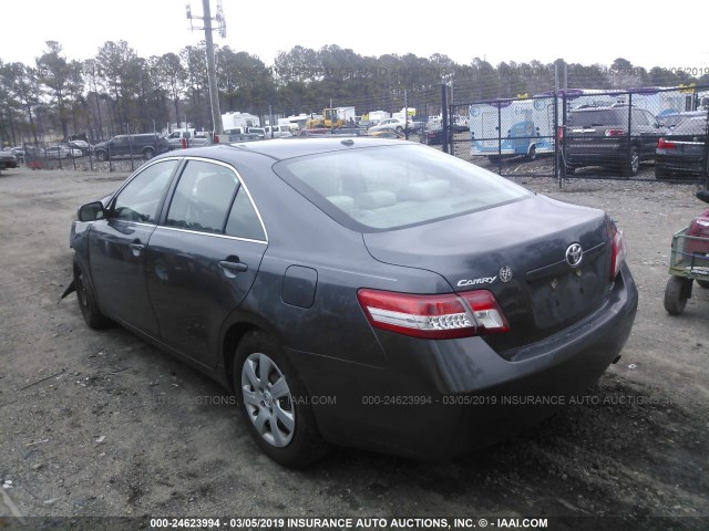 4T1BF3EK4AU038811 - 2010 TOYOTA CAMRY SE/LE/XLE 银色 照片 3