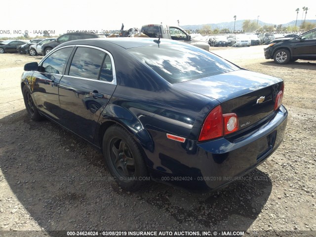 1G1ZB5E13BF301225 - 2011 CHEVROLET MALIBU LS 蓝色 照片 3