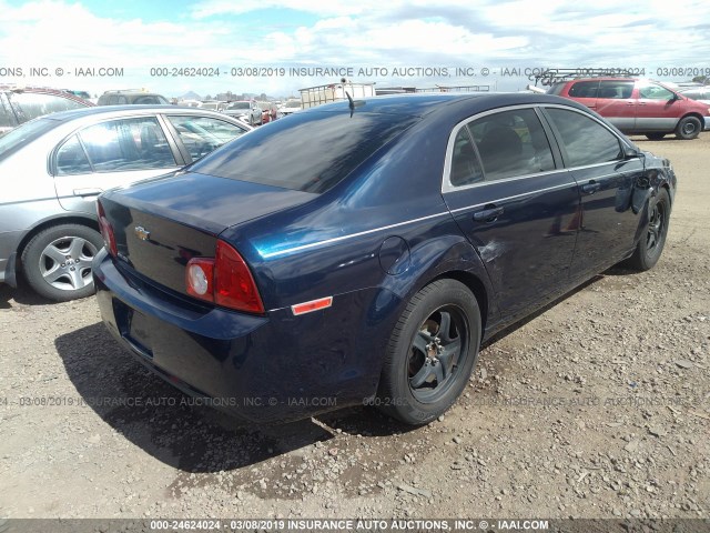 1G1ZB5E13BF301225 - 2011 CHEVROLET MALIBU LS 蓝色 照片 4