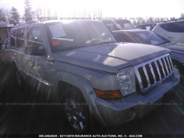 1J8HG58206C364520 - 2006 JEEP COMMANDER LIMITED SILVER photo 1