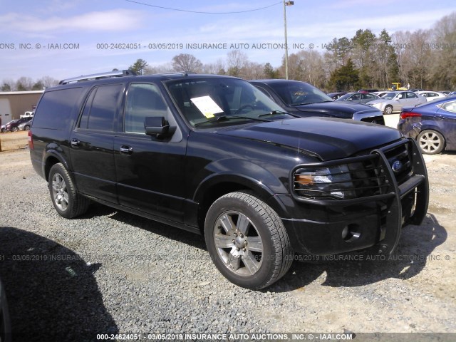 1FMFK205X9EB00632 - 2009 FORD EXPEDITION EL LIMITED BLACK photo 1