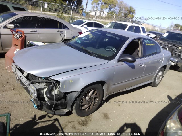 1G2NE52F44M511042 - 2004 PONTIAC GRAND AM SE SILVER photo 2