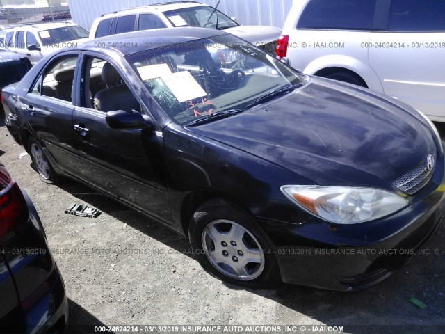 4T1BF32K83U061385 - 2003 TOYOTA CAMRY LE/XLE/SE BLACK photo 1