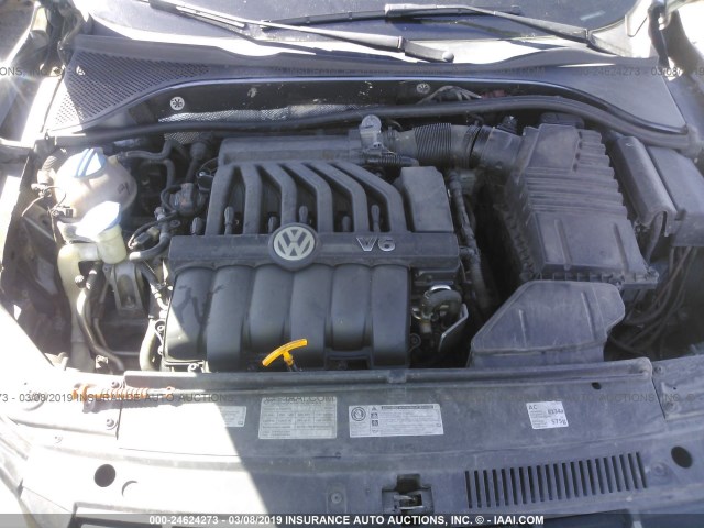 1VWBM7A39CC101665 - 2012 VOLKSWAGEN PASSAT SE GRAY photo 10