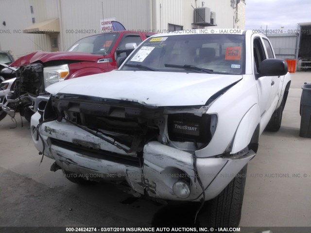 3TMJU62N98M060209 - 2008 TOYOTA TACOMA DOUBLE CAB PRERUNNER WHITE photo 2