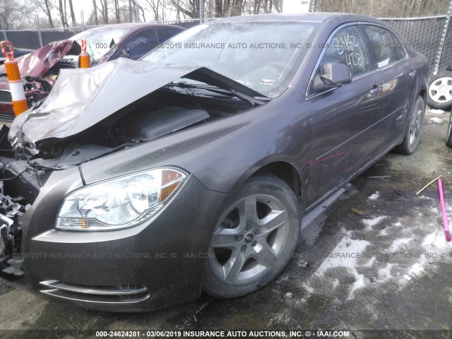 1G1ZC5E0XAF244475 - 2010 CHEVROLET MALIBU 1LT 灰色 照片 2
