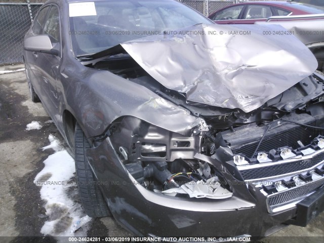 1G1ZC5E0XAF244475 - 2010 CHEVROLET MALIBU 1LT 灰色 照片 6