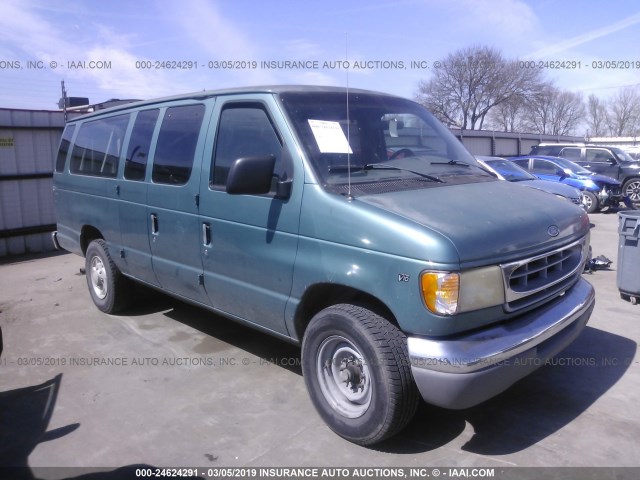 1FBSS31S8WHA55797 - 1998 FORD ECONOLINE E350 SUPER DUTY GREEN photo 1