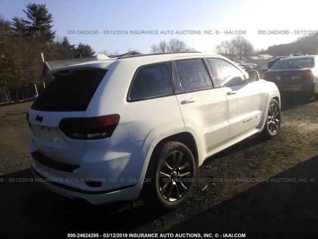 1C4RJFCG1JC333808 - 2018 JEEP GRAND CHEROKEE OVERLAND WHITE photo 4