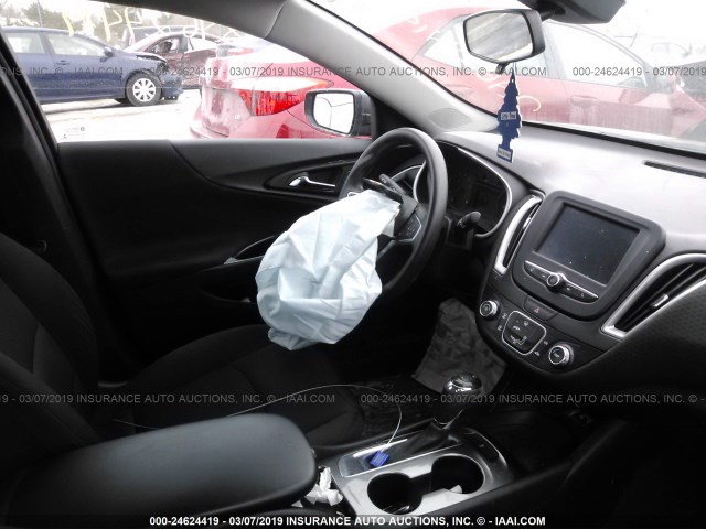 1G1ZB5ST1HF122275 - 2017 CHEVROLET MALIBU LS BLACK photo 5