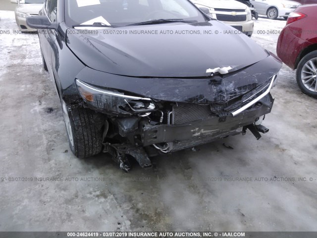 1G1ZB5ST1HF122275 - 2017 CHEVROLET MALIBU LS BLACK photo 6