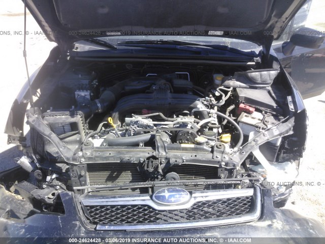 JF2GPABC2GH263174 - 2016 SUBARU CROSSTREK PREMIUM შავი ფოტო 10