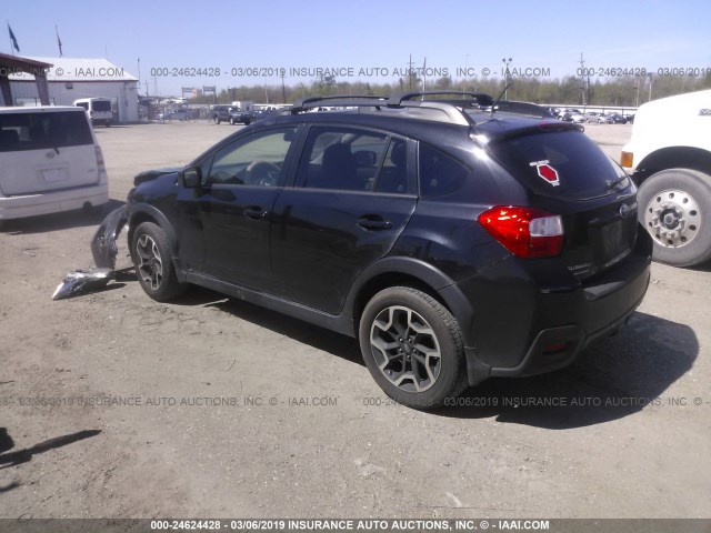 JF2GPABC2GH263174 - 2016 SUBARU CROSSTREK PREMIUM შავი ფოტო 3