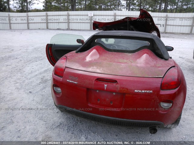 1G2MB35B86Y117881 - 2006 PONTIAC SOLSTICE RED photo 8