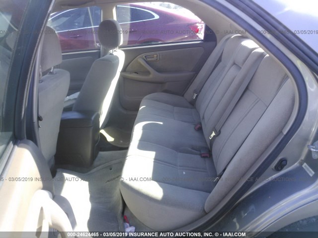 4T1BG22K61U051734 - 2001 TOYOTA CAMRY CE/LE/XLE 灰色 照片 8