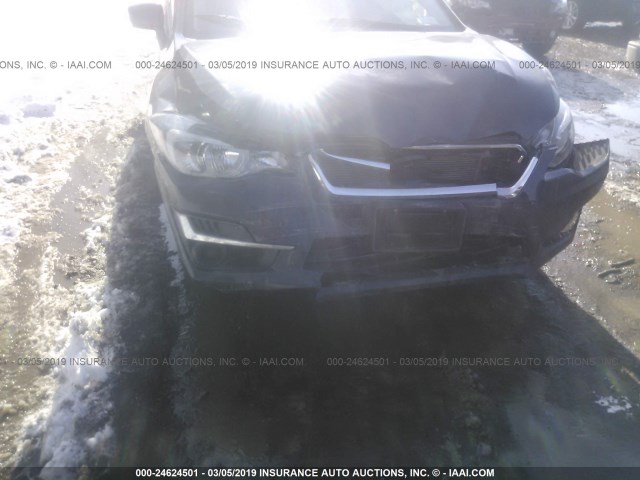 JF1GPAA61G8240372 - 2016 SUBARU IMPREZA BLACK photo 6