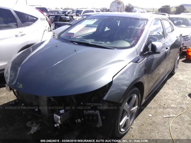 1G1RC6S54GU115593 - 2016 CHEVROLET VOLT LT GRAY photo 2