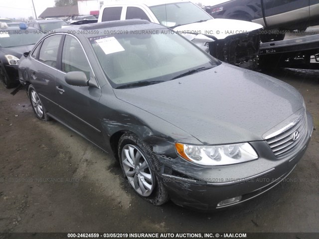 KMHFC46F76A124866 - 2006 HYUNDAI AZERA SE/LIMITED GRAY photo 1