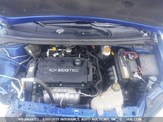 1G1JB5SH3H4163026 - 2017 CHEVROLET SONIC LS BLUE photo 10